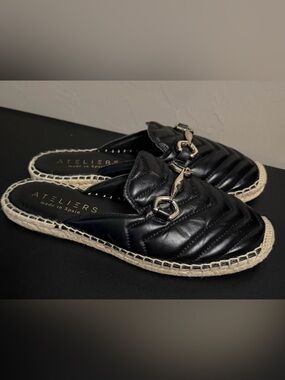 Ateliers Olympia Leather Mules Sz 9 (40 Euro)